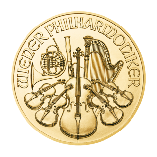 Zlatá mince Wiener Philharmoniker 1/2 oz